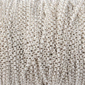 3 Feet - 1.8mm Silver plated Rolo Link Chain