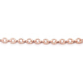 3 Feet - 2.5mm Small Corrugated Oval Link Chain