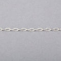 3 Feet - 2x4mm Elongated Corrugated Oval Link Chain