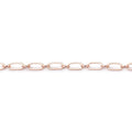 3 Feet - 3mm Drawn Oval & Link Chain