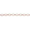 3 Feet - 3mm Flat Round Link Chain