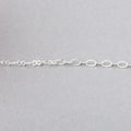 3 Feet - 3mm Oval & Bowtie Link Chain