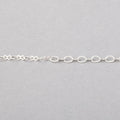 3 Feet - 3mm Rounded Oval & Bowtie Link Chain