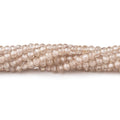 3.4mm Champagne Zircon Micro Faceted Rondelle Beads 12.25 inch 118 pieces AA