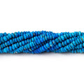 3.5-4mm Ceruleite Hand Faceted Rondelle Beads 12.5 inch 193 pieces