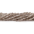 3.5-5mm Smoky Quartz Straight Drill Tear Drop 14.5 inch 63 Beads
