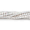 3.5mm Brushed Hand Cut Nugget Beads
