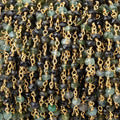 3.5mm Multi Color Tourmaline Faceted Rondelle Beads on Vermeil Chain