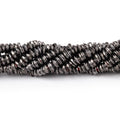 3mm Black Gold Plated Copper Plain Bead Cap 8 inch 380 pieces