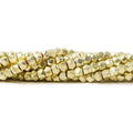 3mm Hand Cut Faceted Nugget Beads 8 inch 70 pieces