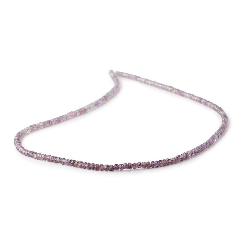 3mm Ombré Lavender Sapphire Faceted Rondelles 16 inch 193 Beads