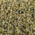 3mm Pyrite & Gold plated Pyrite micro-faceted round Gold Dangling Chain by the foot