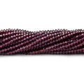 3mm Rhodolite Garrnet micro faceted disc rondelle beads 12.5 inch 155 pieces AAA