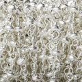 3mm Silver plated rondelle Silver plated Chain by the foot