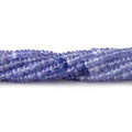 3mm Tanzanite Faceted Rondelle Beads 16 inch 225 pieces