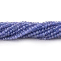3mm Tanzanite Micro Faceted Rondelle Beads 12.5 inch 120 pieces AA