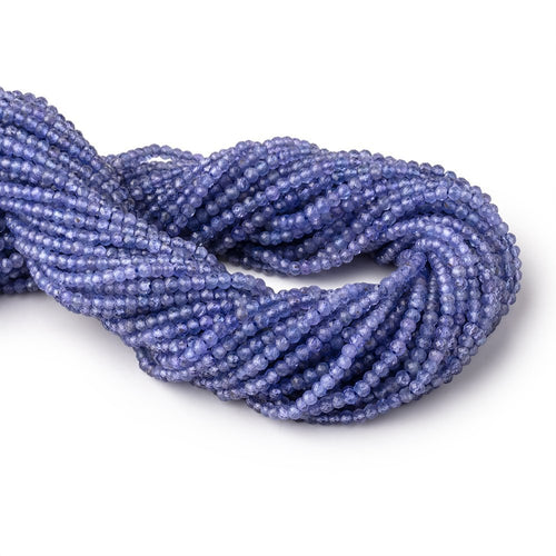 3mm Tanzanite Micro Faceted Rondelle Beads 12.5 inch 120 pieces AA