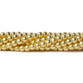 3mm Vermeil Plain Round 8 inch 67 beads