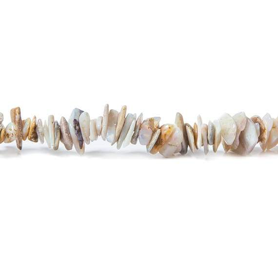 3x4-9x5mm Australian Opal Nugget Chip Beads 14 inch