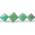 4-10mm Sleeping Beauty Turquoise Faceted Square Beads 18 inch 57 pieces