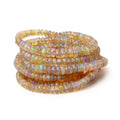 4-5.5mm Dark Golden Ethiopian Opal Faceted Rondelles 16 inch 166 Beads