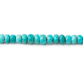 4-5mm Sleeping Beauty Turquoise Faceted Rondelle Beads 15.75 inch 160 pieces