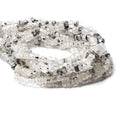 4-5mm Tourmalinated Quartz Faceted Rondelle 14.5 inch 160 pcs