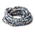 4-7mm Australian Opal Faceted Rondelle Beads 16 inch 150 pieces