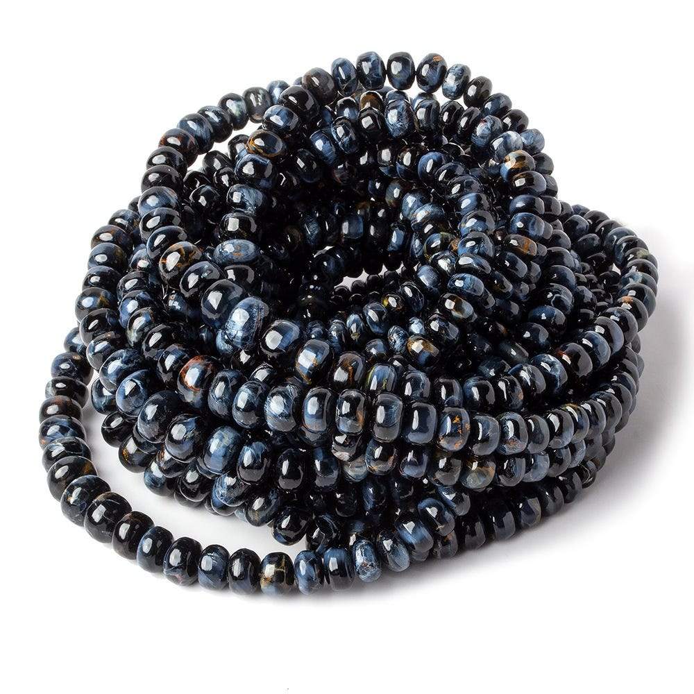 5-8mm Pietersite plain rondelle beads 18 inch 118 pieces AA