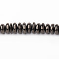 4-7mm Shungite Plain Rondelle Beads 18 inch 190 pieces