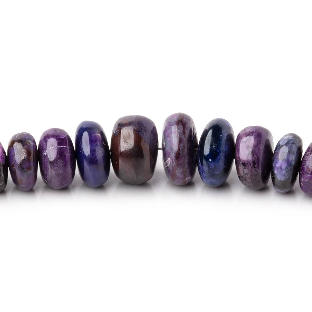 4-10mm Sugilite Plain Rondelle Beads 18 inch 166 pieces AAA