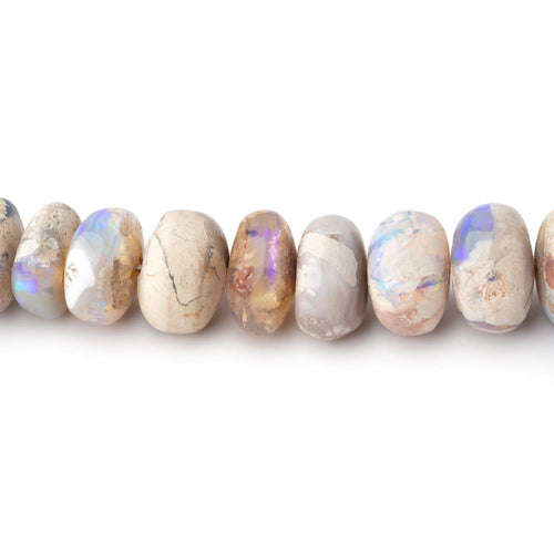 4-8mm Australian Opal with Matrix Rondelle Beads 18 inch 127 pieces AA