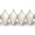 14x7mm Brushed Disc Beads