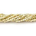 2mm Shiny Faceted Nugget Beads 8 inch 90 pieces