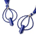 40x30mm Lapis Lazuli Fancy Focal Beads Sold as a Set of 2