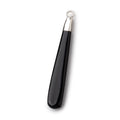 40x6mm Silver Leafed Black Onyx Plain Pear Pendant 1 piece