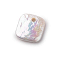 20-22mm Off White Square Large Hole Pearl Focal Bead 1 piece