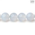 12mm Turkish Blue Chalcedony Plain Round Beads 15.5 inch 32 pieces