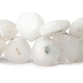 18-28mm Peacock Solar Quartz Plain Heart Beads 7 inch 22 pieces