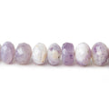 4.5mm - 8.5mm Morado Purple Opal faceted rondelles 18 inch 100 beads