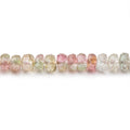 4.5mm Afghani Tourmaline Faceted Rondelle Beads 14 inch 136 pieces