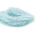 4.5mm Aquamarine Faceted Heishi Beads 15 inch 300 pieces AA