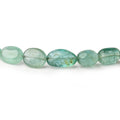4.5x4-11x7mm Zambian Emerald plain nugget beads 18 inch 64 pieces A