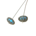 11-12mm Labradorite Carved Melon Focals Set of 2 Beads