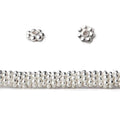 4mm Daisy Spacer Beads 8 inch 155 pieces