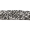 4mm Daisy Spacers with Sterling Silver Base 4 inch 76 Beads