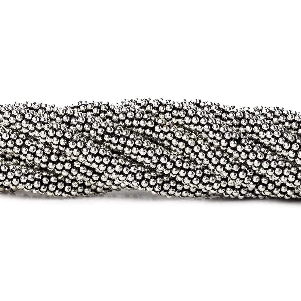 4mm Daisy Spacers with Sterling Silver Base 4 inch 76 Beads