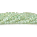 4mm Prehnite micro faceted cubes 12 inch 80 beads