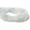 4x4-5x5mm White & Blue Beryl faceted heart beads 16 inch 160 pieces A