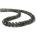 5-10mm Moss Aquamarine Beads Faceted Rondelle 16 inch 81 pieces AA